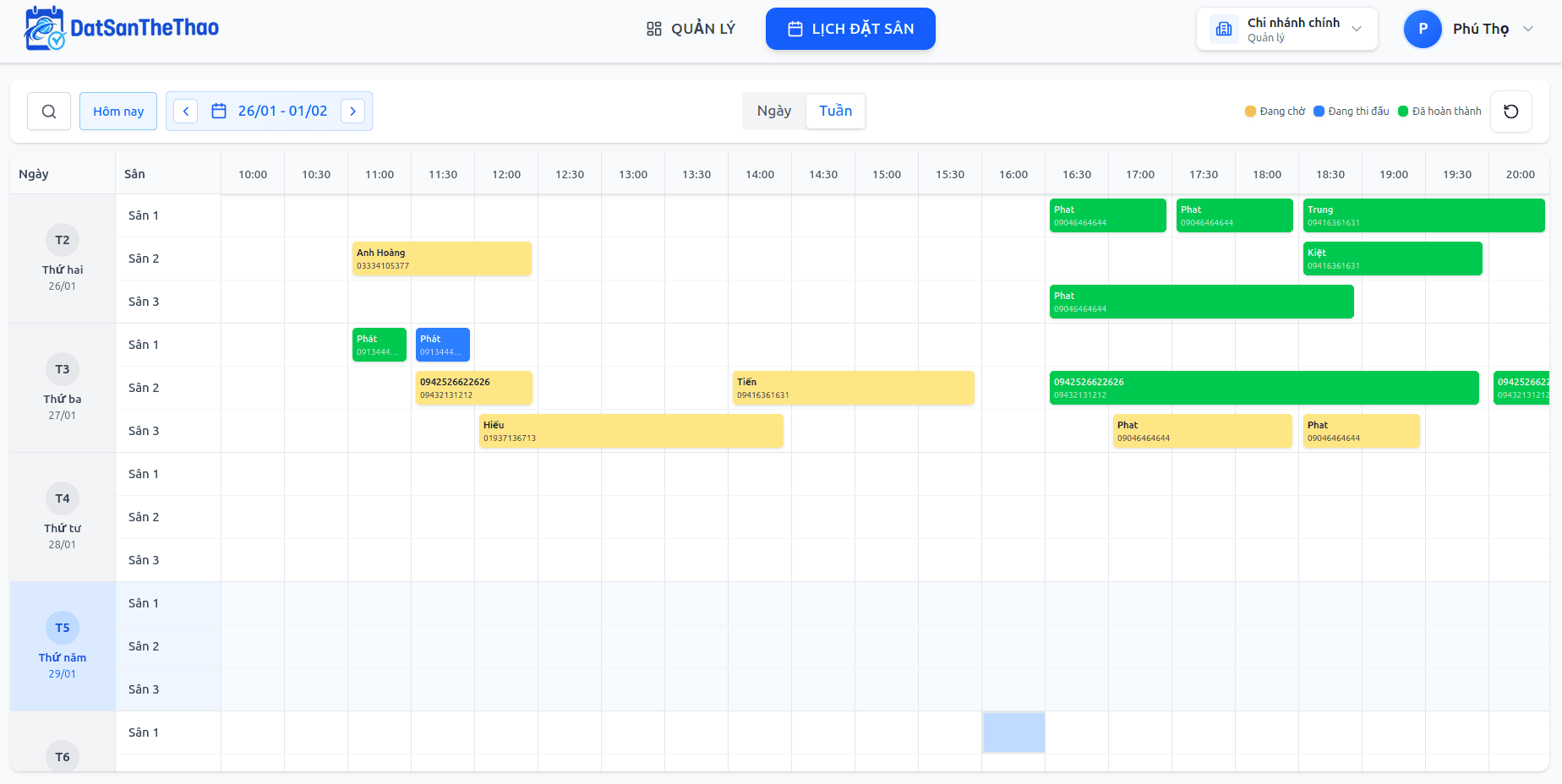 Xếp lịch thông minh,